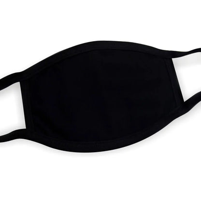 Black Cotton Winter Mask — Unisex Thickened Half-Face Cotton Cartoon Pattern Anti-Dust Respirator