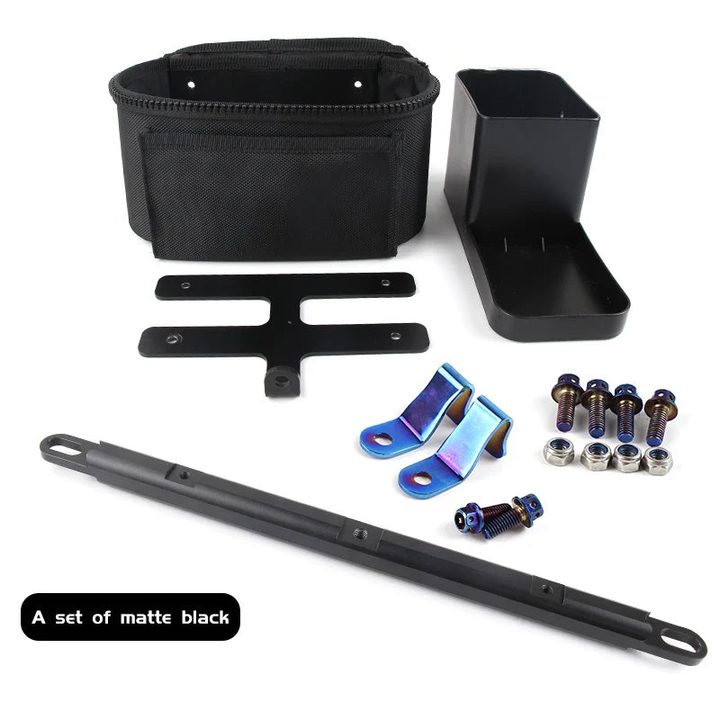 Yamaha NMAX/XMAX/TMAX Motorcycle Handlebar Cup Holder — Water Bottle Cage & Storage Bag for Scooters
