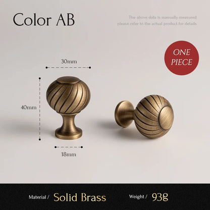 Santaya Brushed Antique Brass Cabinet Handles – Luxury Shell Drawer Pulls for Kitchen, Wardrobe & Dresser Furniture Hardware Knobs