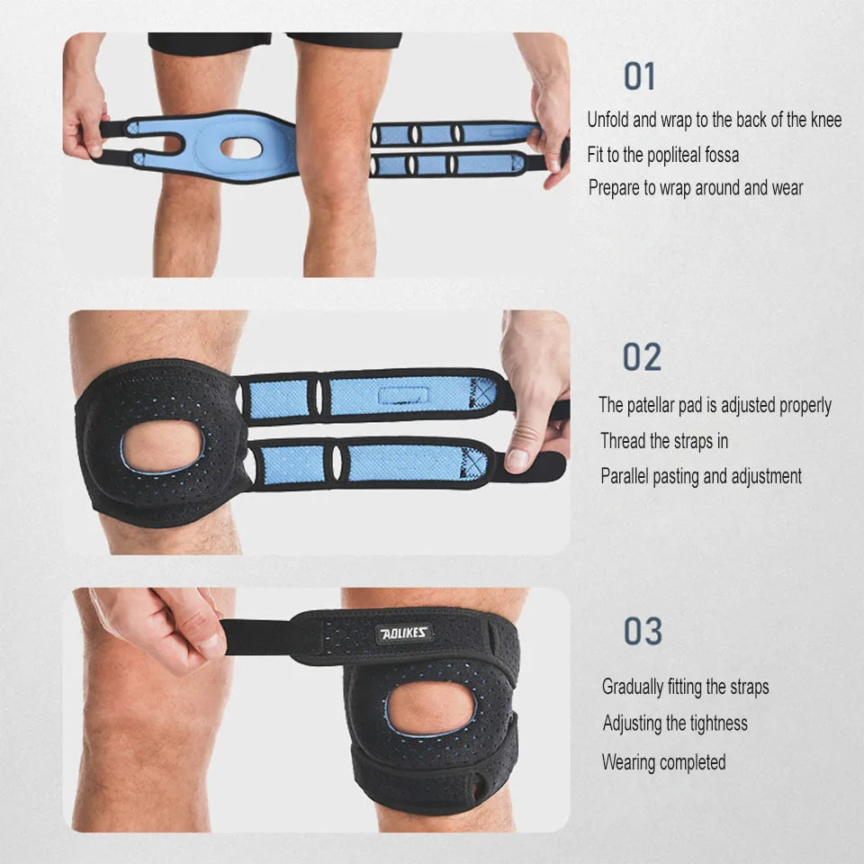 AOLIKES Knee Brace – Patella Compression Sleeve for Men & Women, Knee Pain, Arthritis & Sports Support