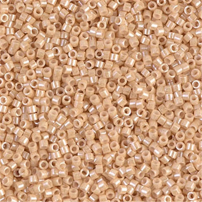 Miyuki Delica 11/0 Seed Beads - Glazed Luster Glass Beads for DIY Jewelry Making
