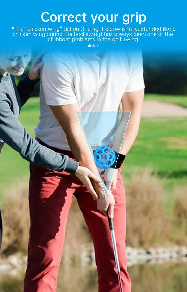 Golf Smart Ball Swing Trainer – Portable Training Aid for Posture Correction & Beginner Practice