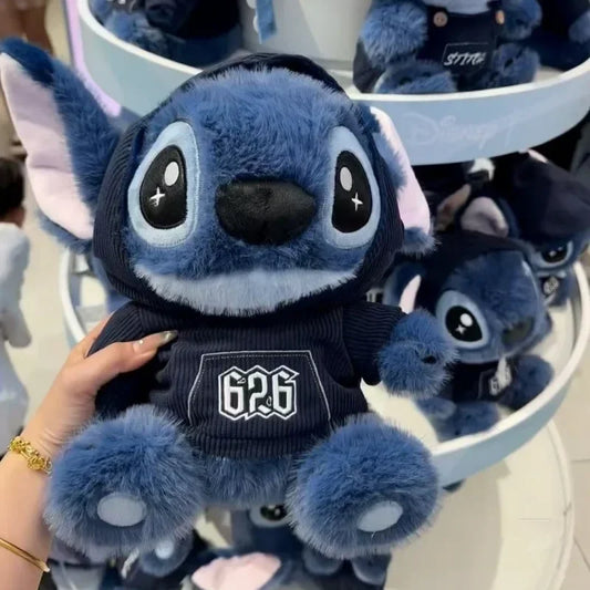 Disney Stitch Plush Doll — Cute Anime Stuffed Toy with Overalls | Birthday Gift & Home Room Decoration for Kids