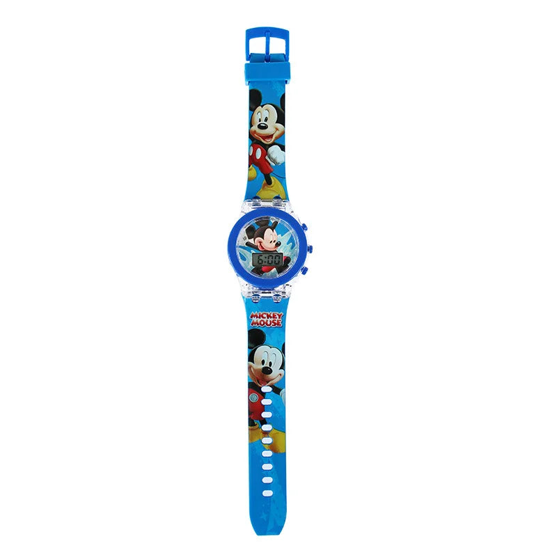 Flash Frozen Mickey Kids Watch - Cartoon Digital Wristwatch for Girls and Boys School Gifts