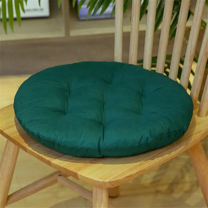 Non-Slip Thick Dining Chair Cushion – Round Nap Pillow Pad for Winter, Comfortable Chair Seat Cushion
