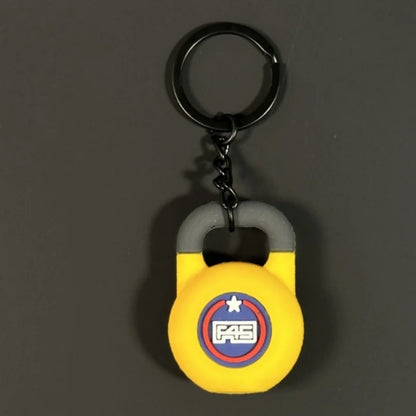 2025 Silicone Barbell Dumbbell Keychain – DIY Gym Gift for Fitness Lovers & Trainers