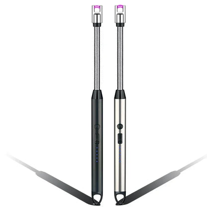 Rechargeable Electric Plasma Arc Lighter – Windproof USB Candle & BBQ Ignition Tool for Camping, Kitchen & Fireplace Use