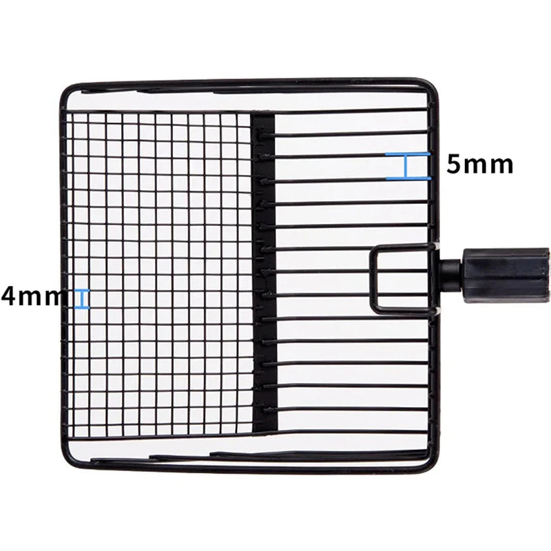 Stretchable Chicken Coop & Cat Litter Scooper – Pet Cleaning Shovel Tool for Easy Waste Separation and Debris Removal, Pet Supplies Accessory (Black)