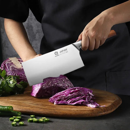 Professional Japanese Kitchen Chef Knife Set – Stainless Steel Knives for Meat, Fish, Fruit, and Vegetable Slicing
