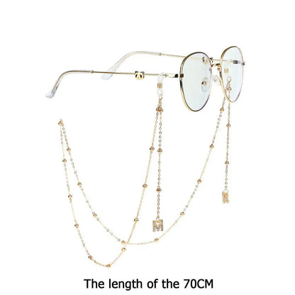 New Fashion Women's Eyeglass Chain - Hollow Star & Pearl Beaded Lanyard for Sunglasses & Reading Glasses, Neck Strap Holder