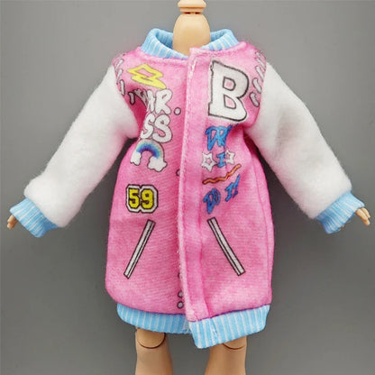 Handmade Doll Dresses & Shoes – Outfit for 28cm High School Dolls with Big Eyes & Long Eyelashes, Perfect Birthday Gift