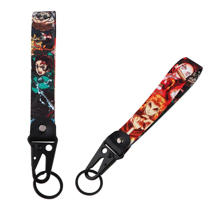 Anime Eagle Beak Keychain – Cool Short Lanyard for Phone, Badge Holder & USB Pendant