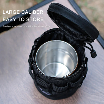 1 or 2pcs Lightweight Camping Storage Bags – Large & Small Accessory Organizers with Handles & Hanging Holes