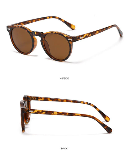 Retro Polarized Sunglasses — Small Round Vintage Shades for Men & Women