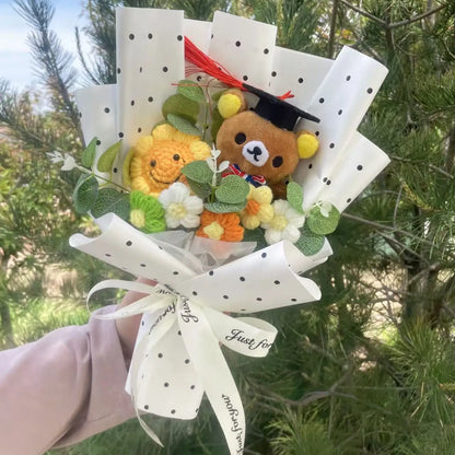 Anime Series Plush Toy Bouquet — Children’s Day, Birthday, Valentine’s & Graduation Gifts