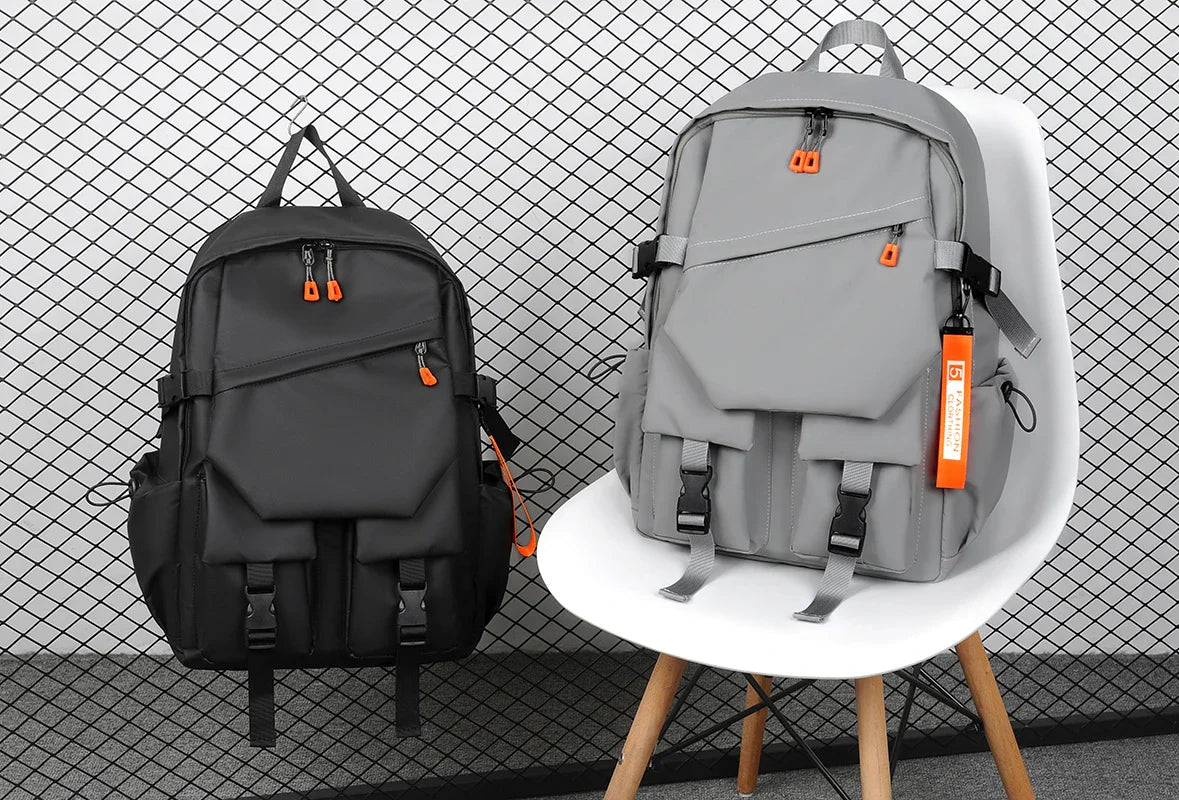 Luxury Men’s Backpack — High-Quality 15.6" Laptop Bag, Waterproof Travel & School Backpack, High-Capacity Fashion Bag