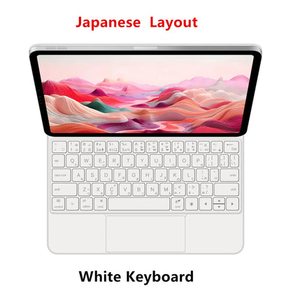 Backlight Magic Keyboard Case for iPad Pro 11/13 & iPad Air 11/13 Inch (2024) – M4/M2 Smart Folio Cover