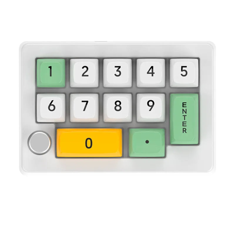 13-Key Programmable Mechanical Mini Keyboard – Hot-Swappable Switches with 7-Color RGB Lighting for Gaming