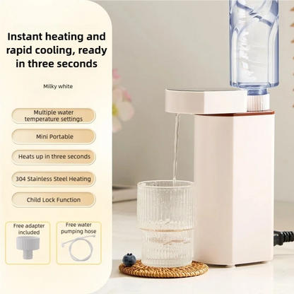 2000W Instant-Heat Water Dispenser – 3-Second Rapid Heating Portable Dispenser for Mineral & Bottled Water