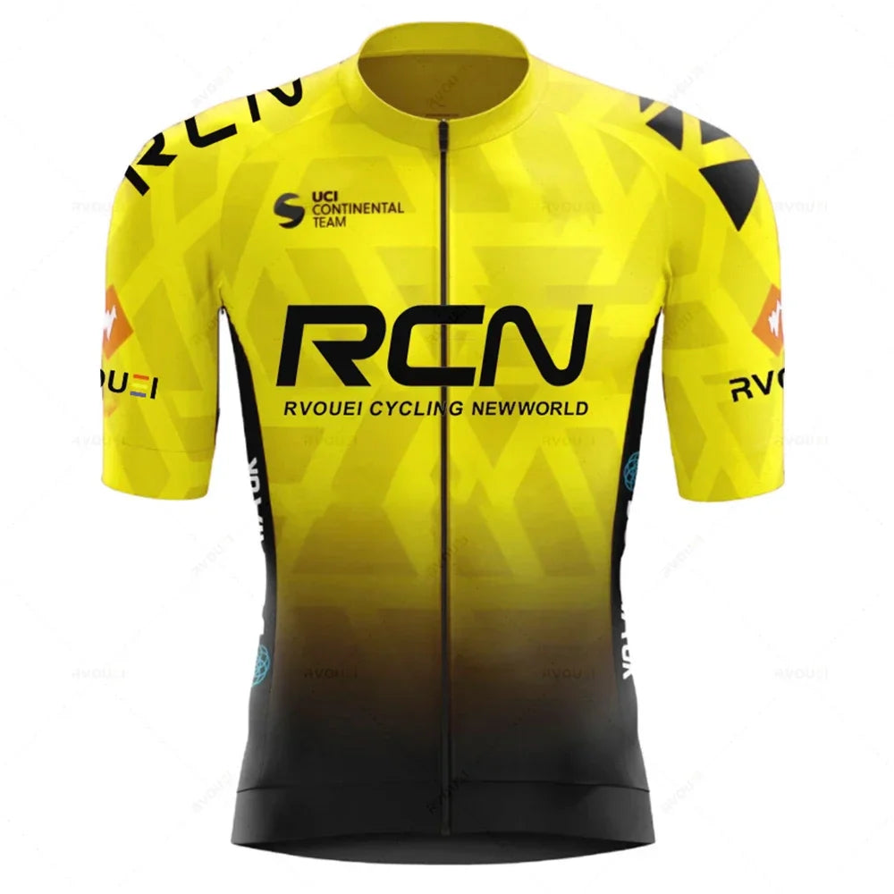 2025 RCN Team Cycling Jersey Set – Summer Breathable Road & MTB Bike Riding Uniform, Sports Cycling Kit