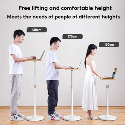 Adjustable Portable Laptop Stand – Ergonomic Notebook Holder for MacBook & Laptops, Foldable Vertical Office Desk Computer Riser