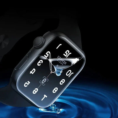 Easy Install Hydrogel Screen Protector for Apple Watch Ultra 2/9/8/7/SE – 49mm, 45mm, 44mm, 42mm, 41mm, 38mm, 10, 46mm