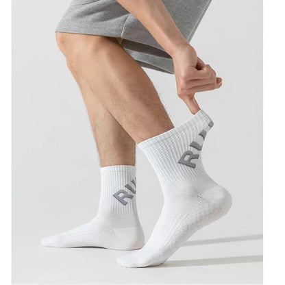 Running Compression Socks – Short Tube Athletic Sports Socks for Men & Women, Anti-Slip Cushion Marathon, Fitness & Basketball Performance Socks