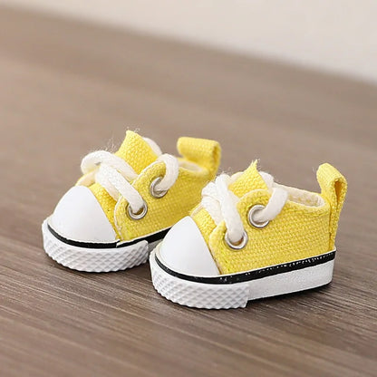 Labubu Doll Shoes for 15/17cm Cotton Dolls — Casual Sports Canvas & Martin Boots, Accessories for Labubu Outfits