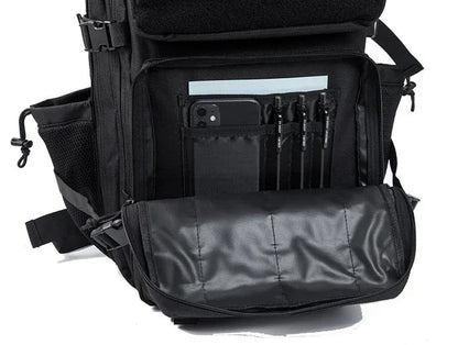 QT&QY 25L/45L Tactical Backpack – Outdoor Survival & Hiking Rucksack for Men & Women, Bug Out Bag with Bottle Holder