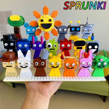 New Moc Incredibox Sprunki Building Blocks Toy – Horror Anime Music Game Gift for Birthday & Christmas   2/2