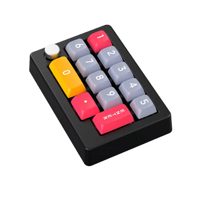 13-Key Programmable Mechanical Mini Keyboard – Hot-Swappable Switches with 7-Color RGB Lighting for Gaming