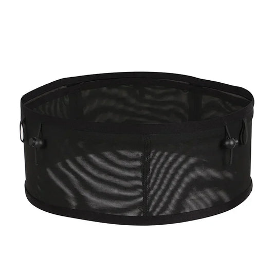 Large Capacity Sports Fanny Pack — Multi-Functional Running, Cycling & Hiking Bag with Elastic Mesh for Phone & Water Bottle