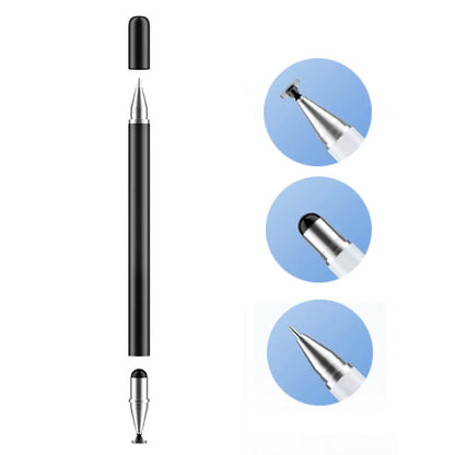 3-in-1 Stylus Pen for iPad, Samsung, Xiaomi Tablets & Smartphones – Capacitive Touch Drawing Pencil for iOS & Android