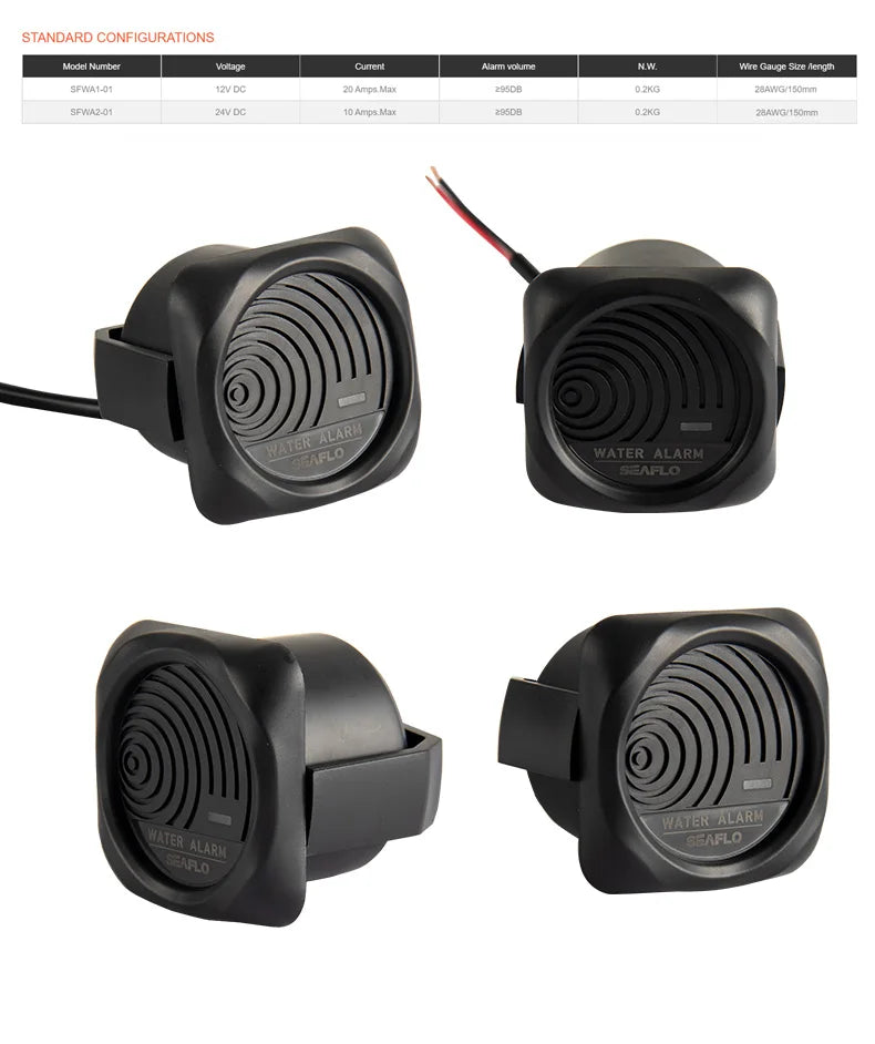 Automatic Water Level Sensor Switch – Alarm Control System for Bilge Pump with Induction Accessories