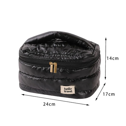Large Capacity Makeup Bag – Portable Cosmetic and Toiletry Storage Bag, Travel Organizer Washbag