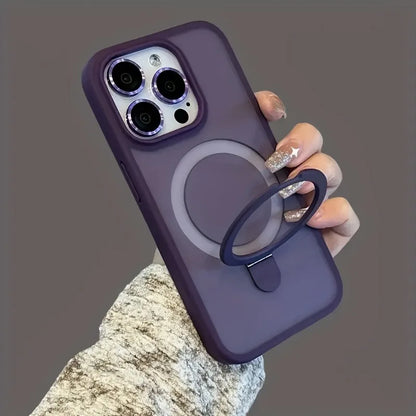 Luxury Magnetic Armor Case — Shockproof Wireless Charging Cover for iPhone 11–17 Pro/Max/Air