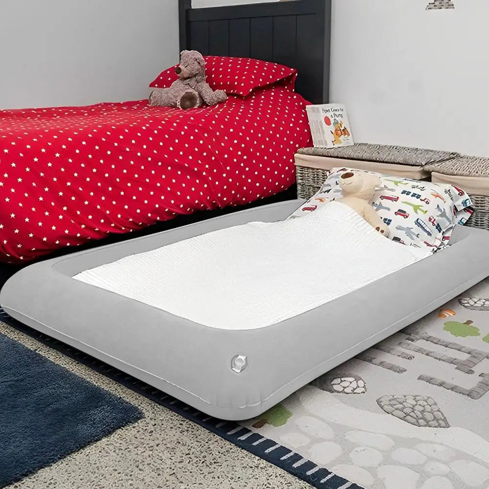 Baby Inflatable Travel Bed – Folding Air Mattress for Car, Plane, Train & Outdoor Travel