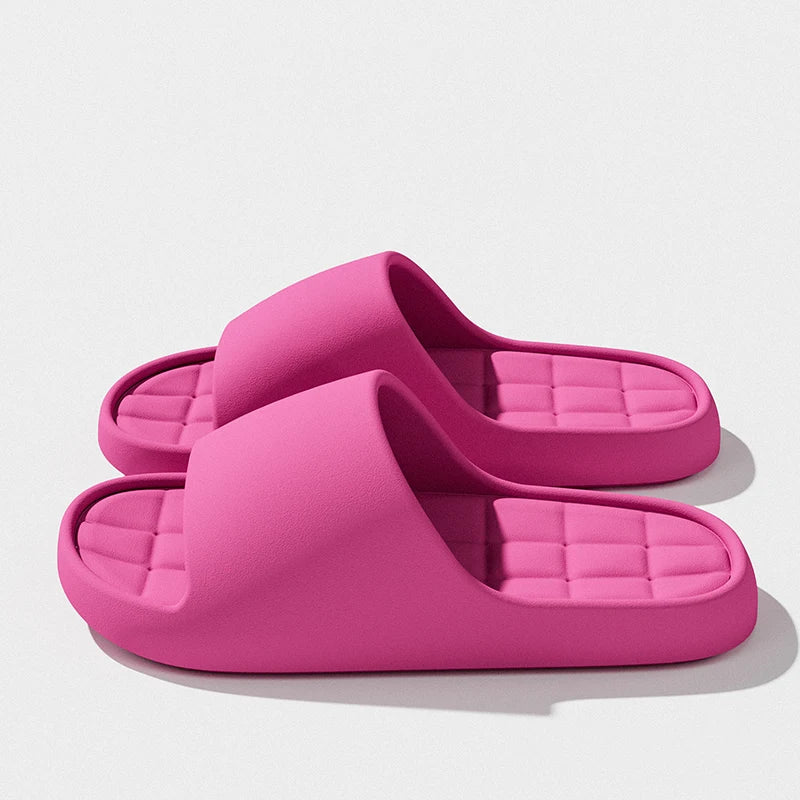 Men's Lightweight Summer Slides - Non-Slip Soft Sole Beach Sandals for Indoor & Outdoor Wear