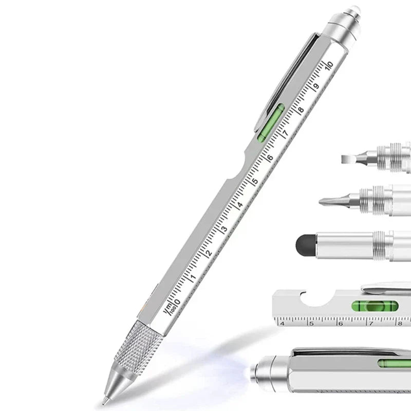 9-in-1 Multi-Tool Pen — Multifunctional Writing Gadget, Perfect Christmas Gift for Men