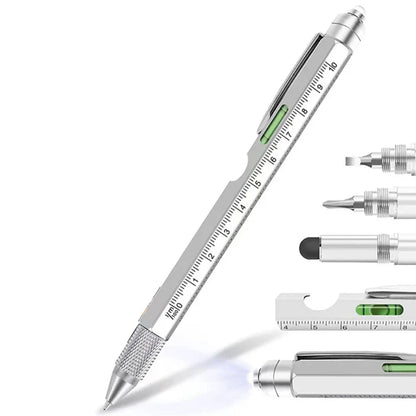 9-in-1 Multi-Tool Pen — Multifunctional Writing Gadget, Perfect Christmas Gift for Men