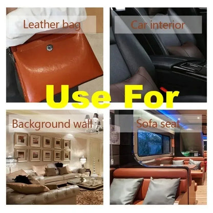 Self-Adhesive Leather Repair Tape – Cuttable Patch for Sofas, Couches, Furniture & Car Seats, Ideal for Home & Restaurant