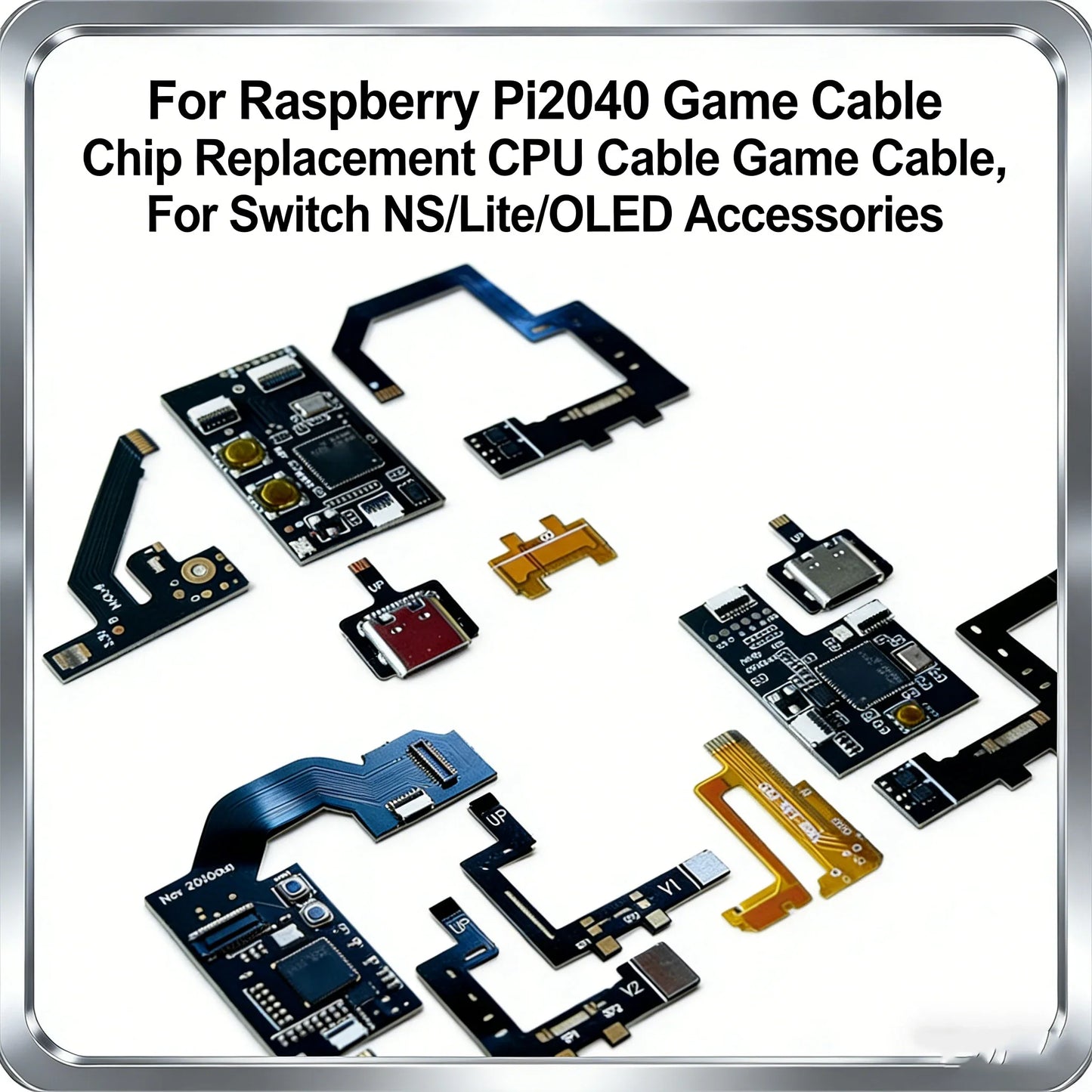 Neck Flex CPU Cable for RP2040 – Replacement Game Chip Cable for Switch Lite & OLED Accessories