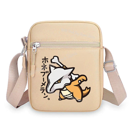 Pokemon Pikachu Cartoon Shoulder Bag – Large Crossbody Messenger Bag for Boys & Girls School Handbag