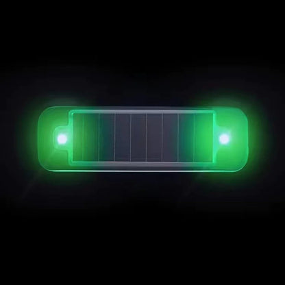 Mini LED Solar Car Warning Light - Wireless Flashing Security Dummy Alarm Lamp for Night Anti-Theft Protection