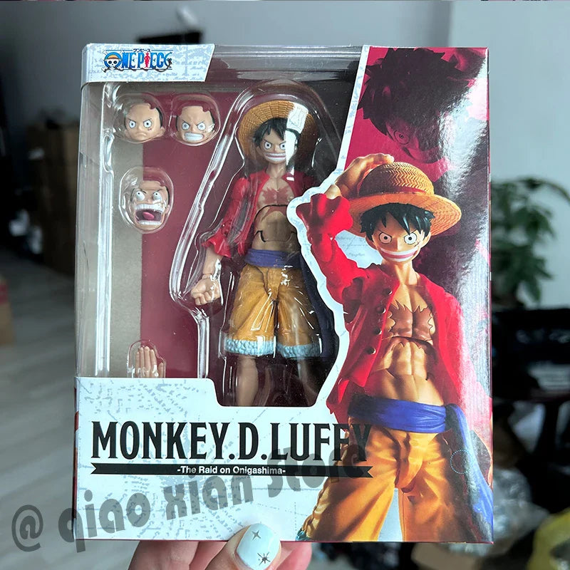 One Piece Action Figures - Luffy, Zoro, Ace Anime Models with Movable Joints for Kids' Birthday Gifts & Collection