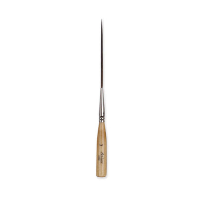 Artsecret Long Liner Detail Brushes – Premium Cattle Ear Hair Watercolor & Nail Art Striping Pens (0.8, 1.2, 2.8mm)