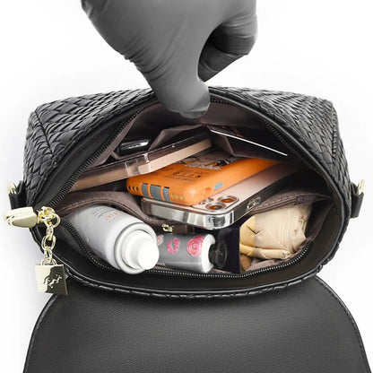 Luxury Women’s Designer Handbags – 2025 Soft Knitting Leather Crossbody Shoulder Bag