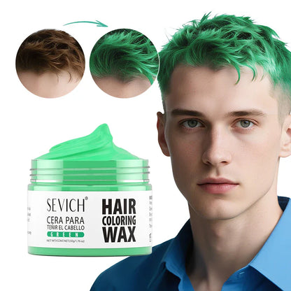 13-Color Halloween Hair Wax – 50g/120g DIY Temporary Hair Dye Cream for Party, Cosplay, Men & Women