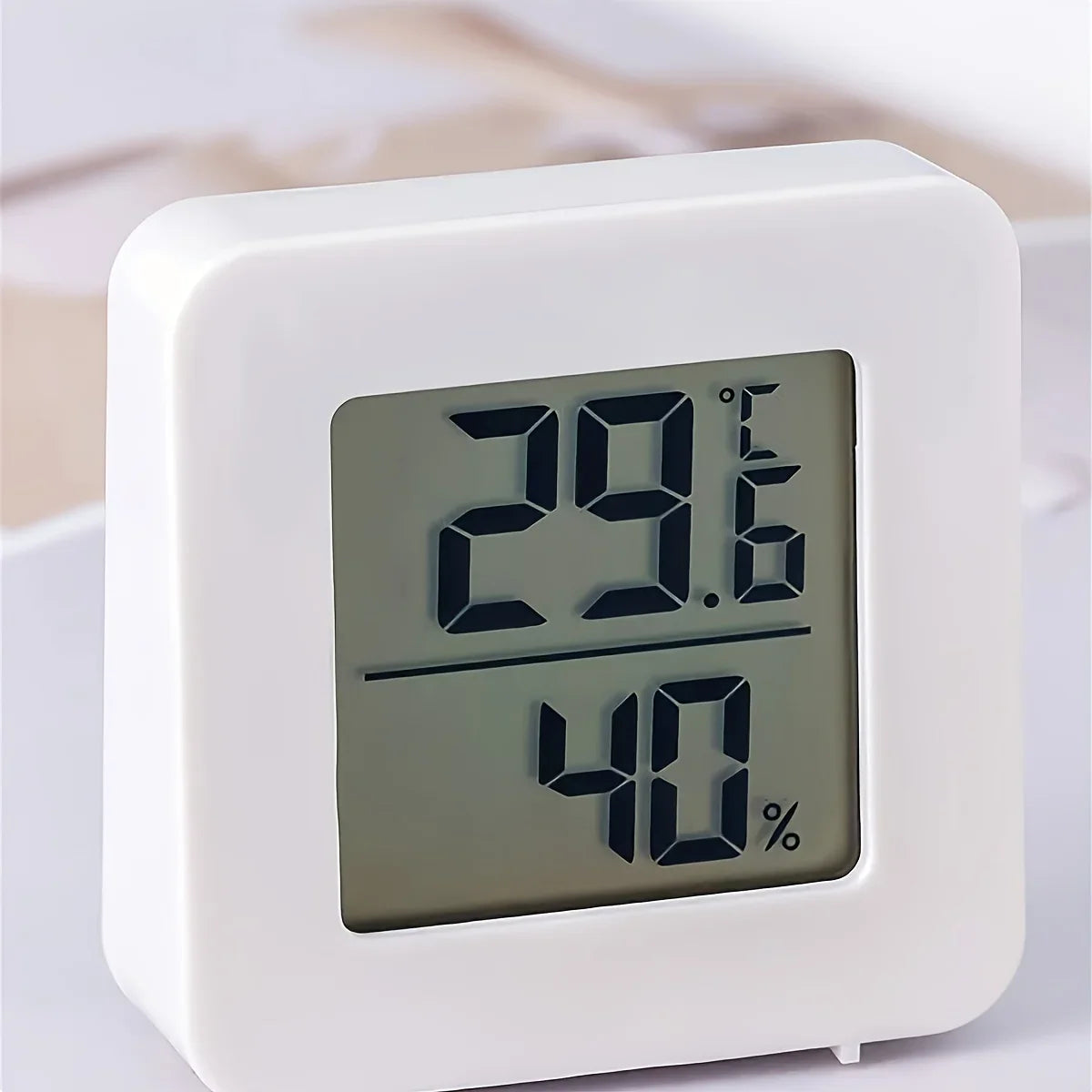 Indoor Mini Temperature & Humidity Meter – Portable Digital Display for Bedroom & Home