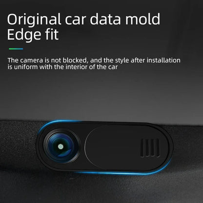 Tesla Model 3/Y Privacy Protector: Center Console Webcam Slide Switch Camera Cover - Interior Sticker Trim for Added Security